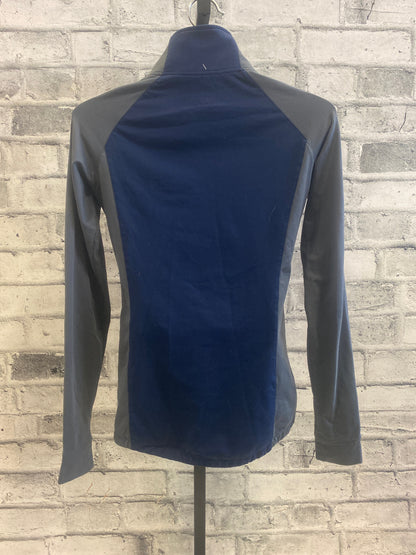 Horseware 1/4 Zip LS Shirt Navy/Grey XXS