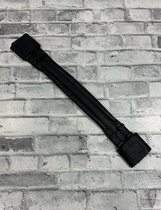 26" Leather Dressage Girth Black