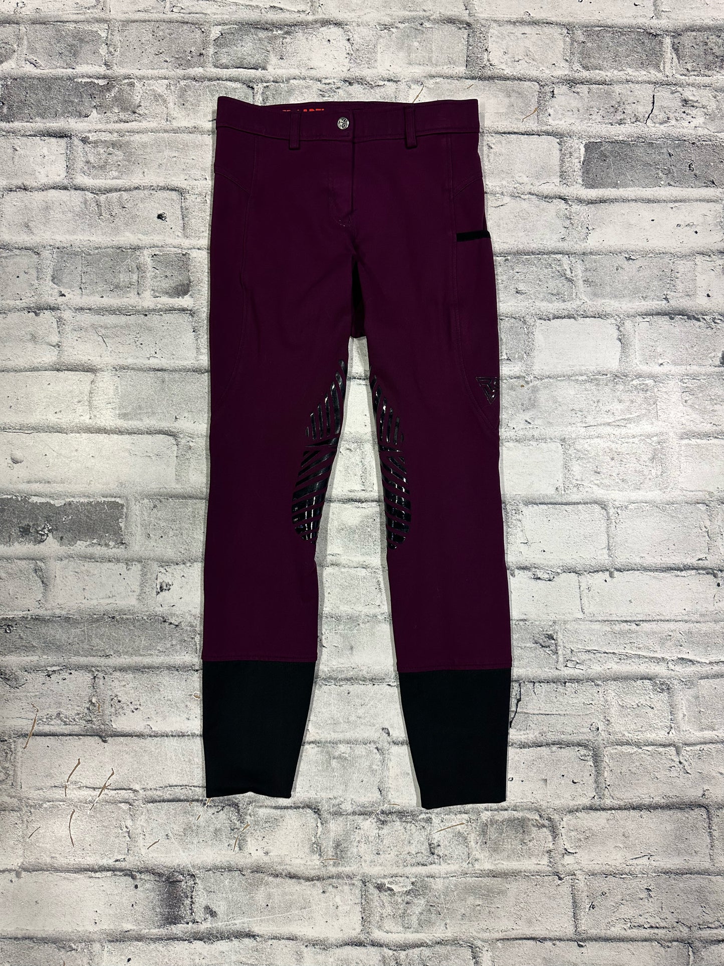 Elation Red Label KP Grip Breeches Burgundy 28