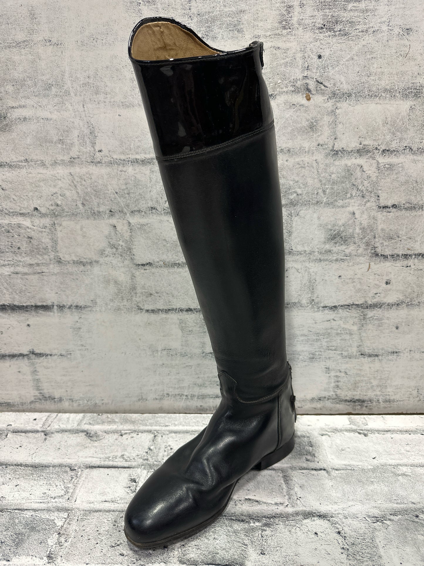 Konigs Dress Boots Black Patent Top 8