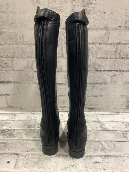 Ariat Field Boots Black 8.5 H 19" C 14"