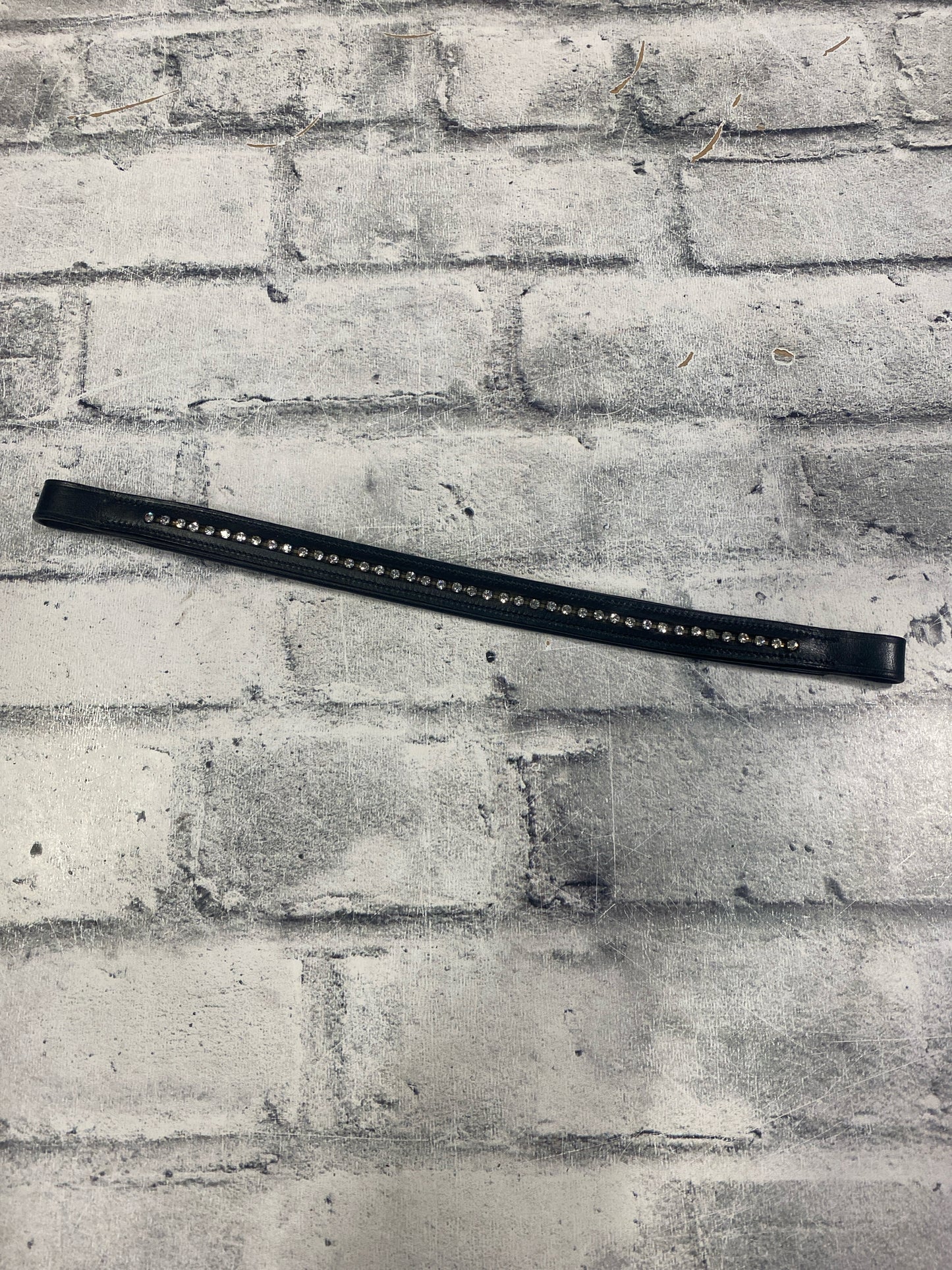 14" Browband Black w/ Bling