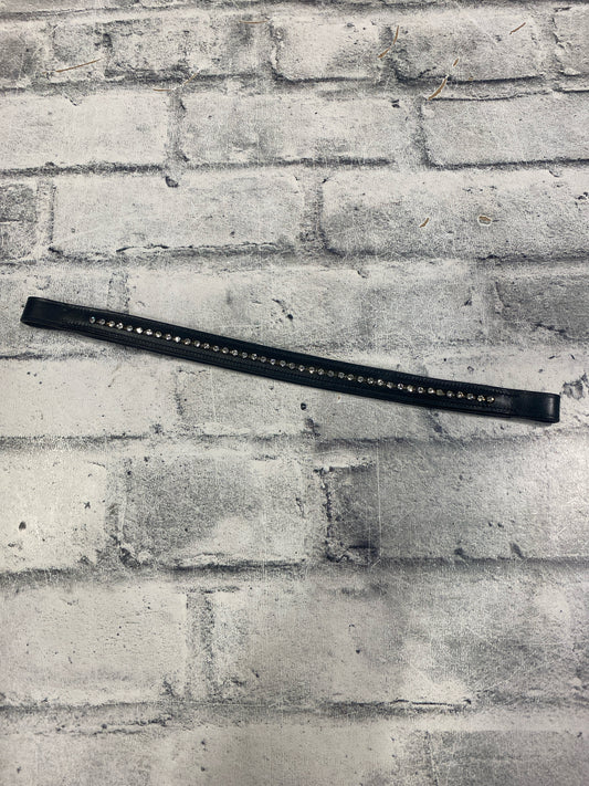 14" Browband Black w/ Bling