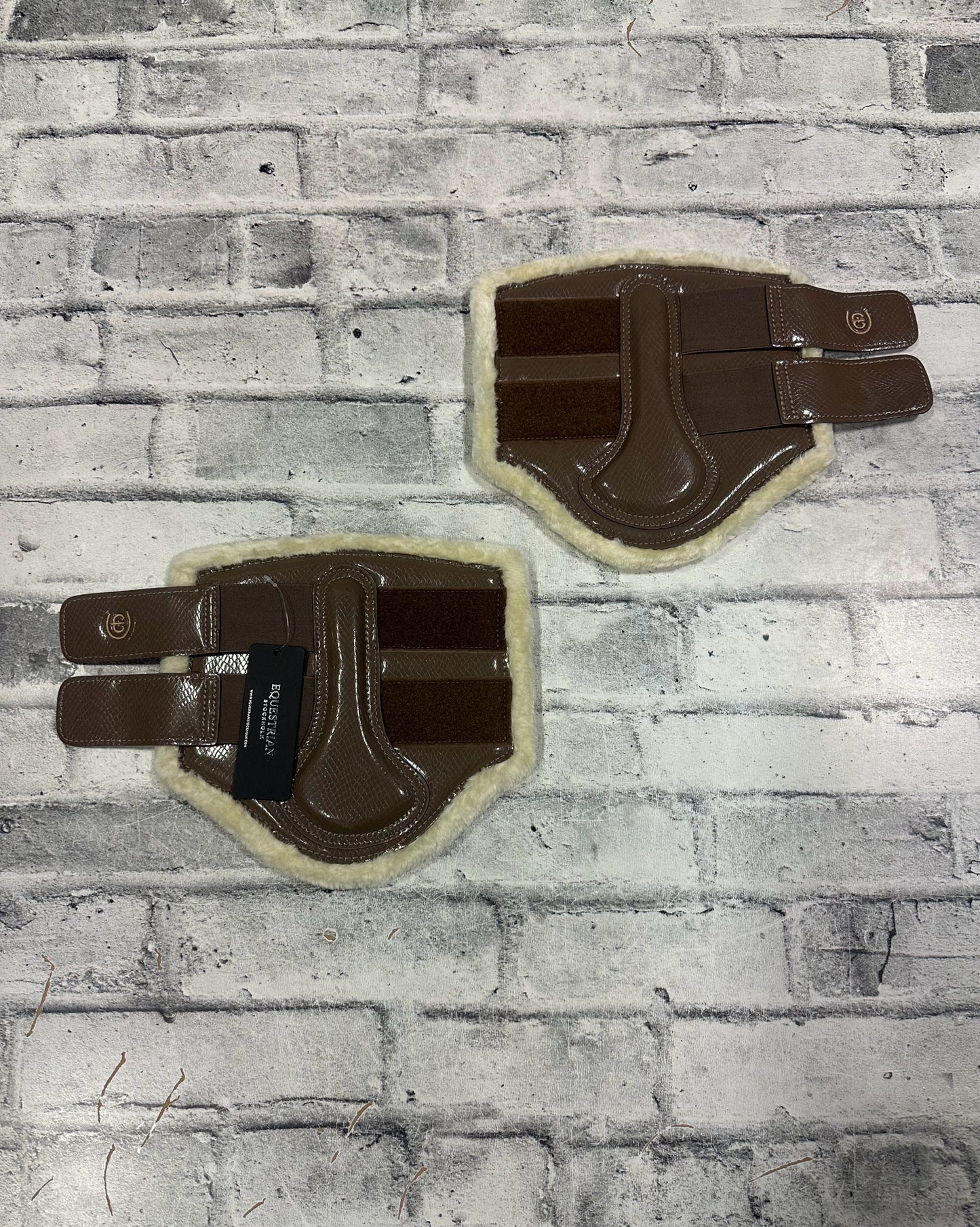 Equestrian Stockholm Brushing Boots Champagne S NEW