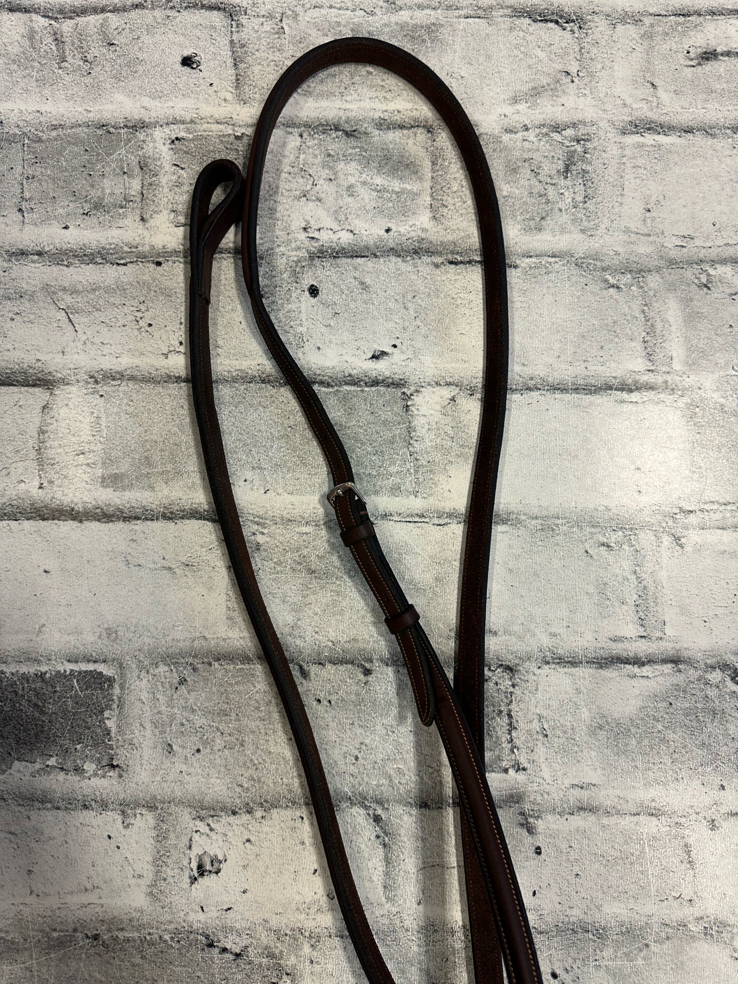 Fancy Stitch Raised Standing Martingale Brown XF