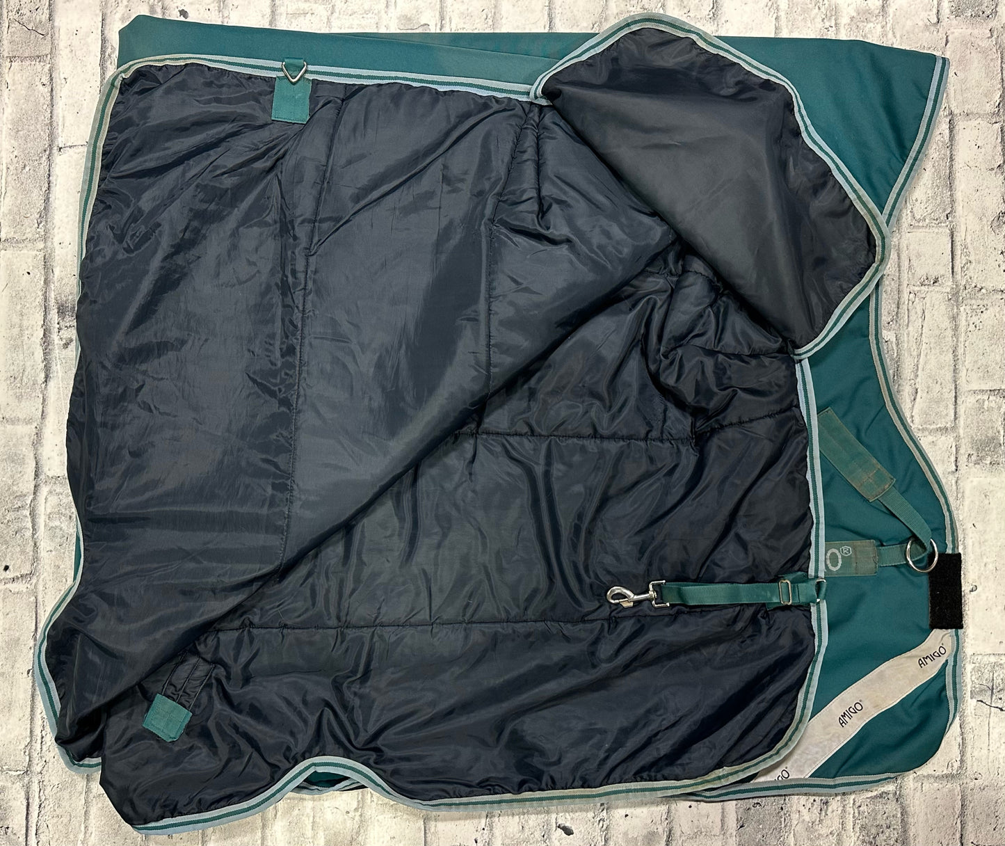 84" Amigo Bravo 12 Wug 250g Turnout Teal