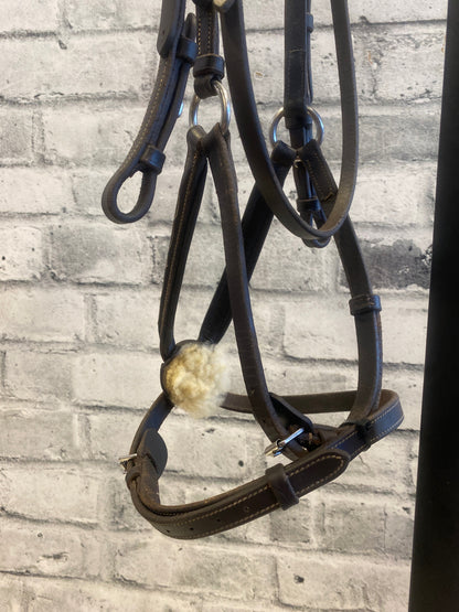 Fancy Stitched Figure 8 Bridle Brown F