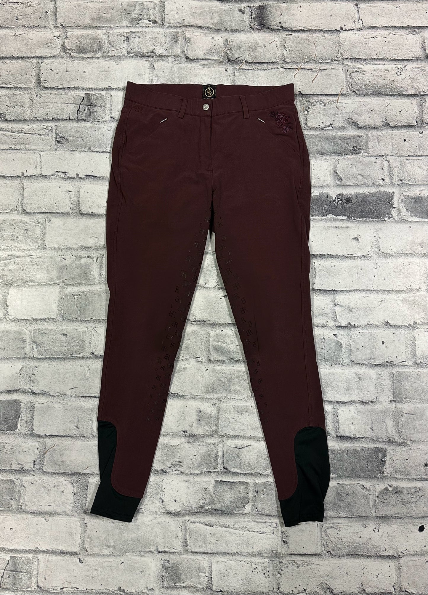 BR FS Breeches Burgundy 28
