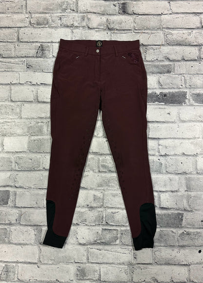 BR FS Breeches Burgundy 28