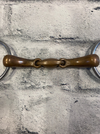 5" Loose Ring Copper Mouth Bit w Losenge
