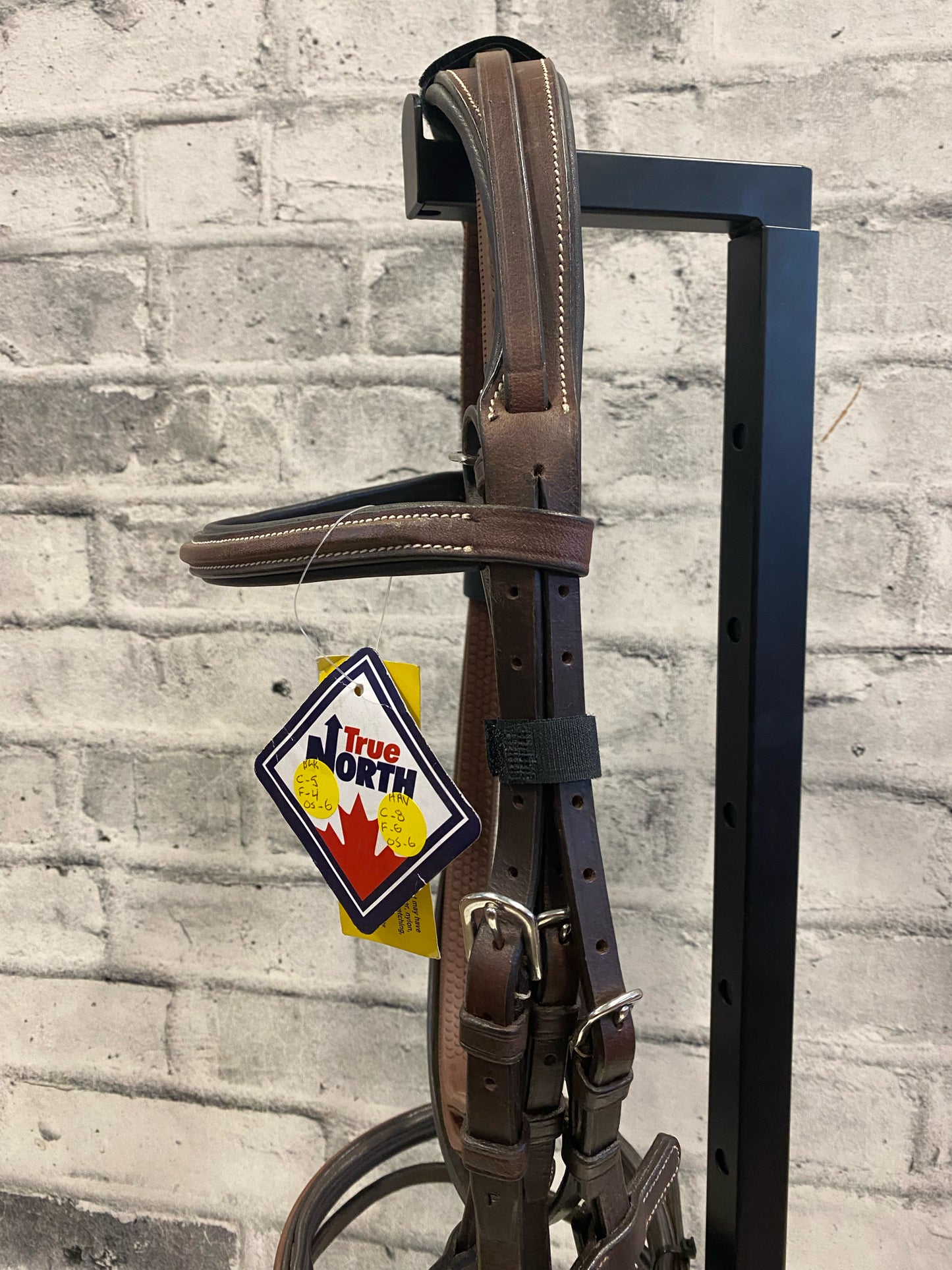 True North Raised Bridle w/Flash+ Rubber Reins F