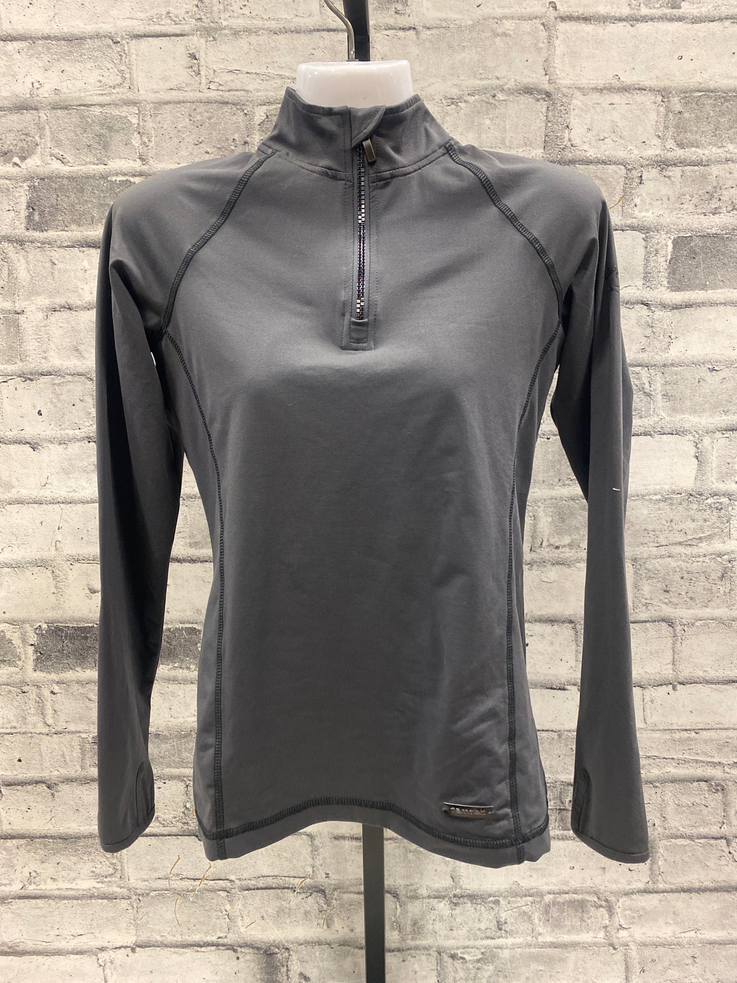 Tempo 1/4 Zip LS Shirt Grey XS