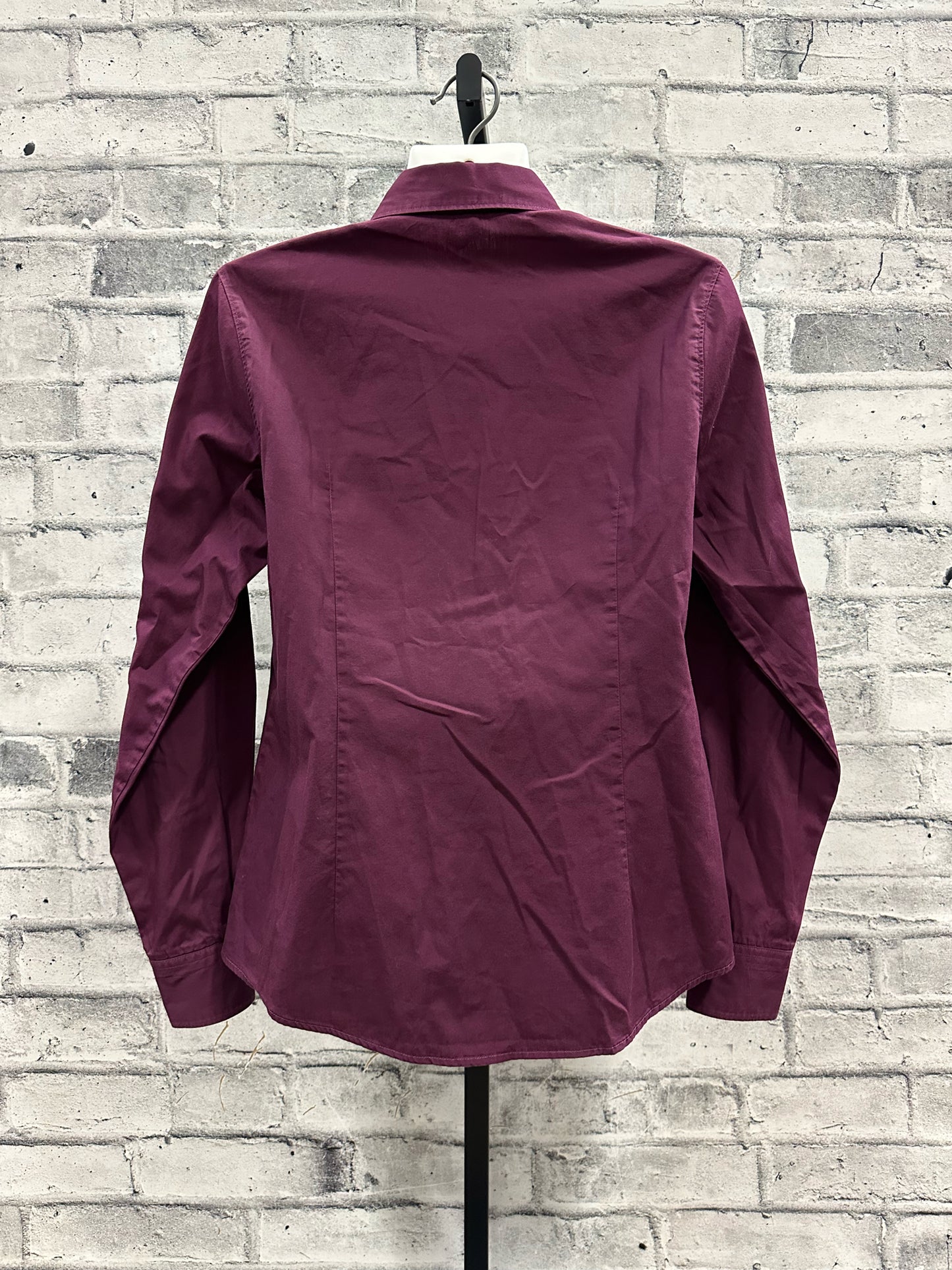 Cinch Button Up Show Shirt Wine M