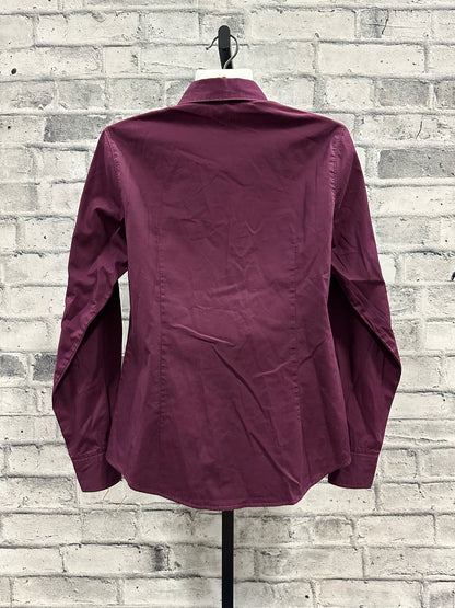 Cinch Button Up Show Shirt Wine M
