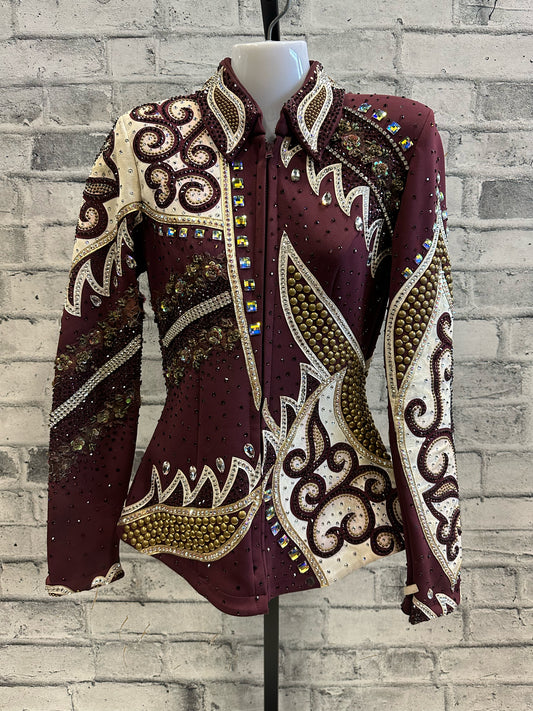 Lindsay James Custom Show Set (Jacket XS, Pants 28) Purple