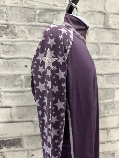 Le Mieux LS Shirt Purple Star Childrens 9-10