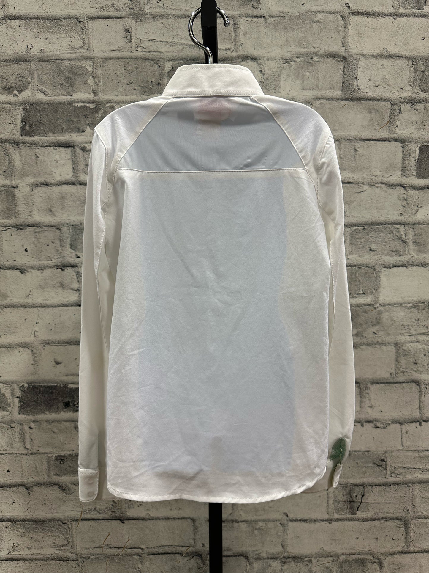 RJ Classics LS Show Shirt White Childrens M