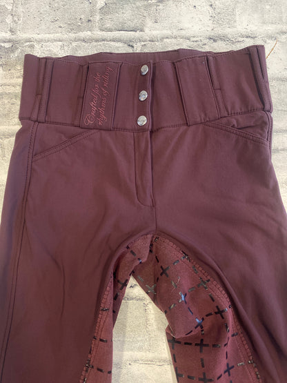 Horze FS Grip Beeches Burgundy 26