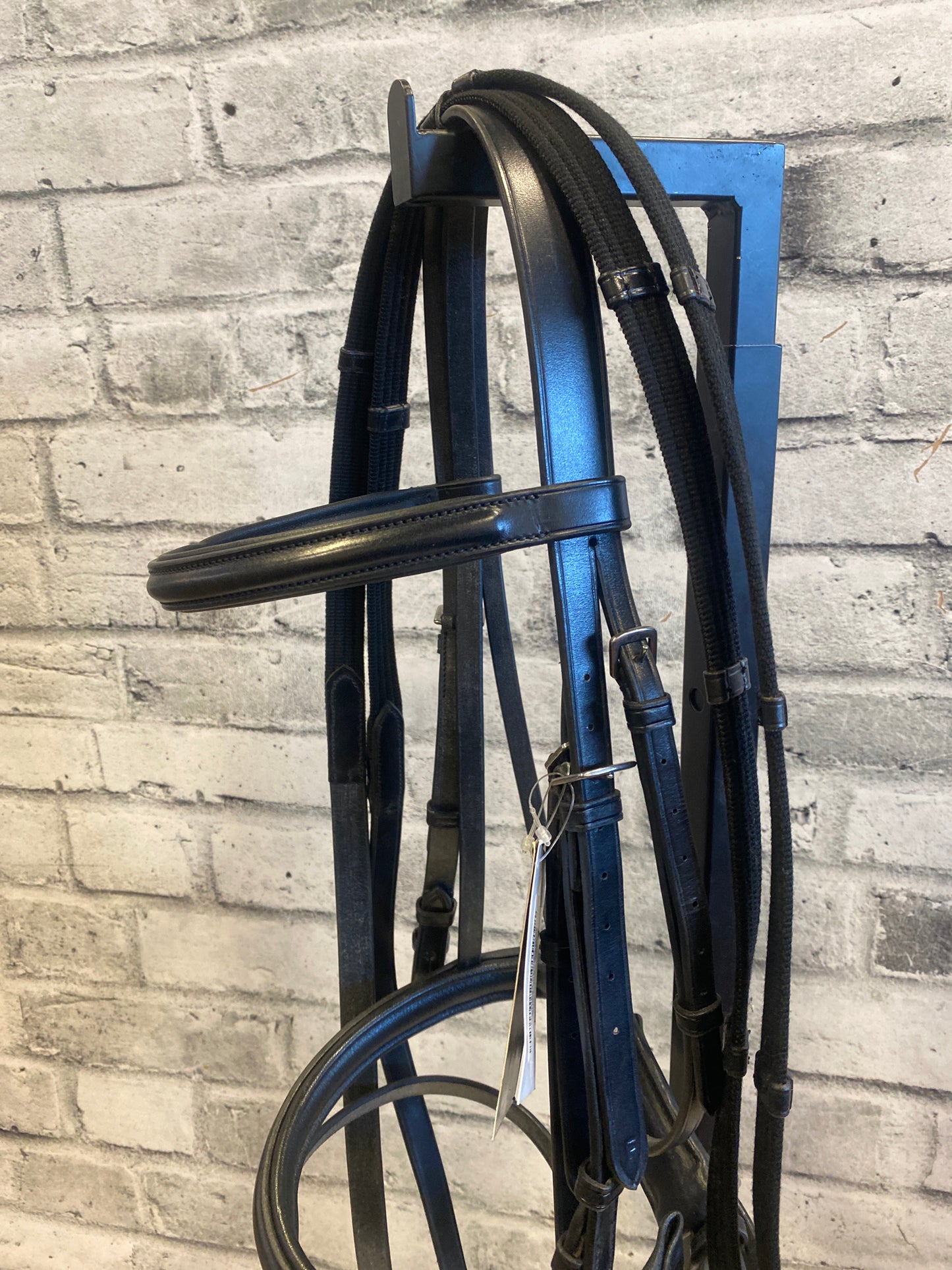 Mondgea Padded Dressage Bridle w Crank Noseband F NEW