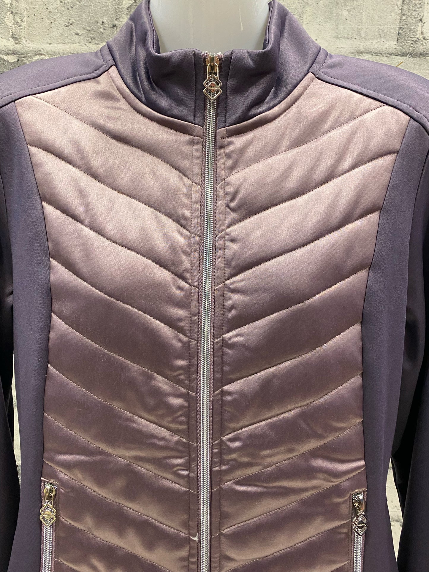 LeMieux Soft Shell Quilted Jacket Purple M (US 8)