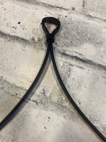 Joseph Sterling Brown Leather Curb Reins