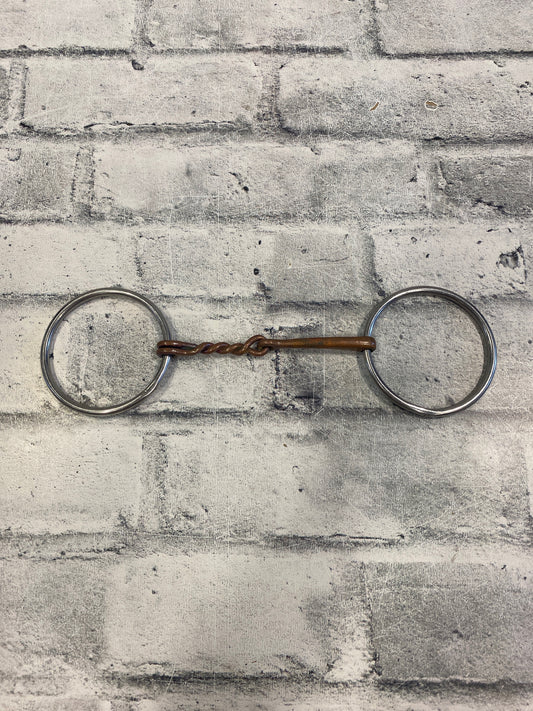 5" Copper Half Twisted Thin Snaffle