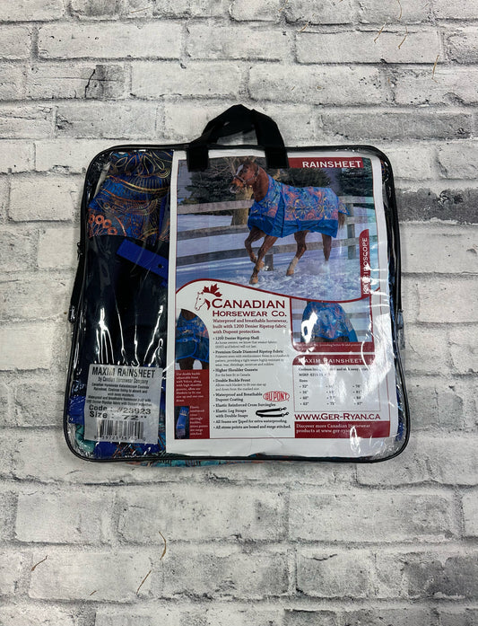 72" Canadian Horsewear Coolmax Rain Sheet Kaleidoscope NEW
