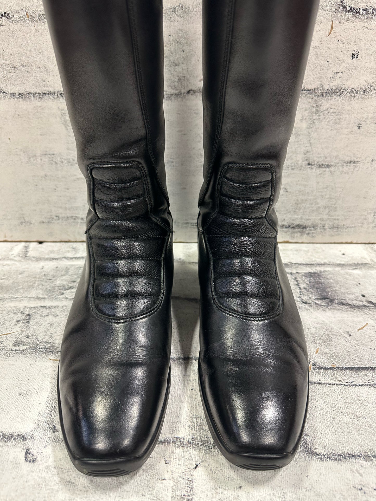 Auken Dress Boots Black 8 H 17" W 14"