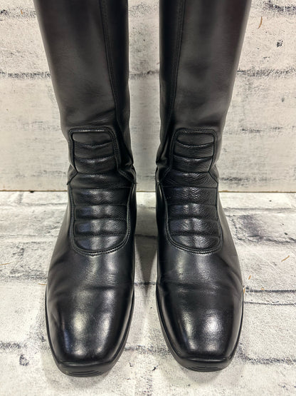 Auken Dress Boots Black 8 H 17" W 14"