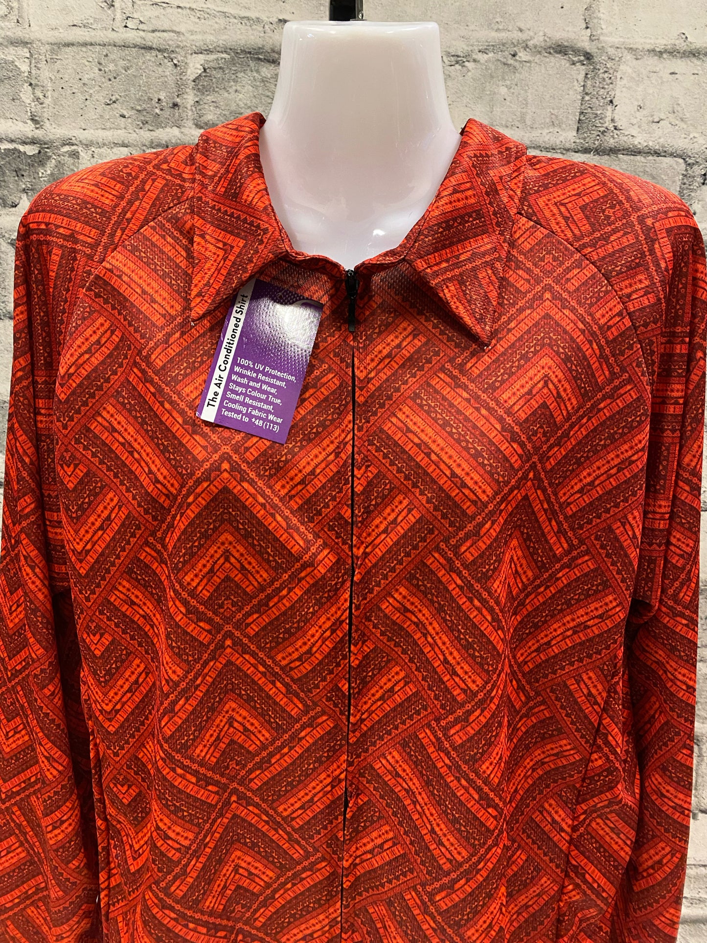 M Sport 6 Air Conditioned Sports Wear Shirt XL Red NEW