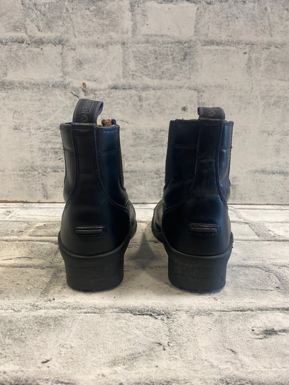 Auken Zip-Up Paddock Boots Black Childrens 2