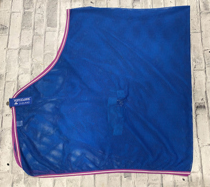 78" Rambo Scrim Sheet Blue & Purple Embroidered