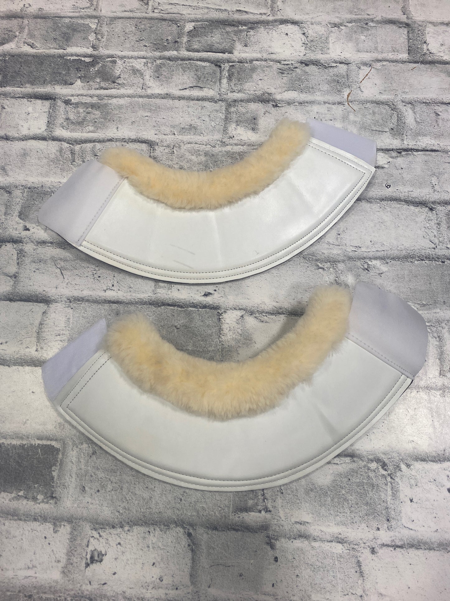 Sheepskin Top Bell Boots White XL