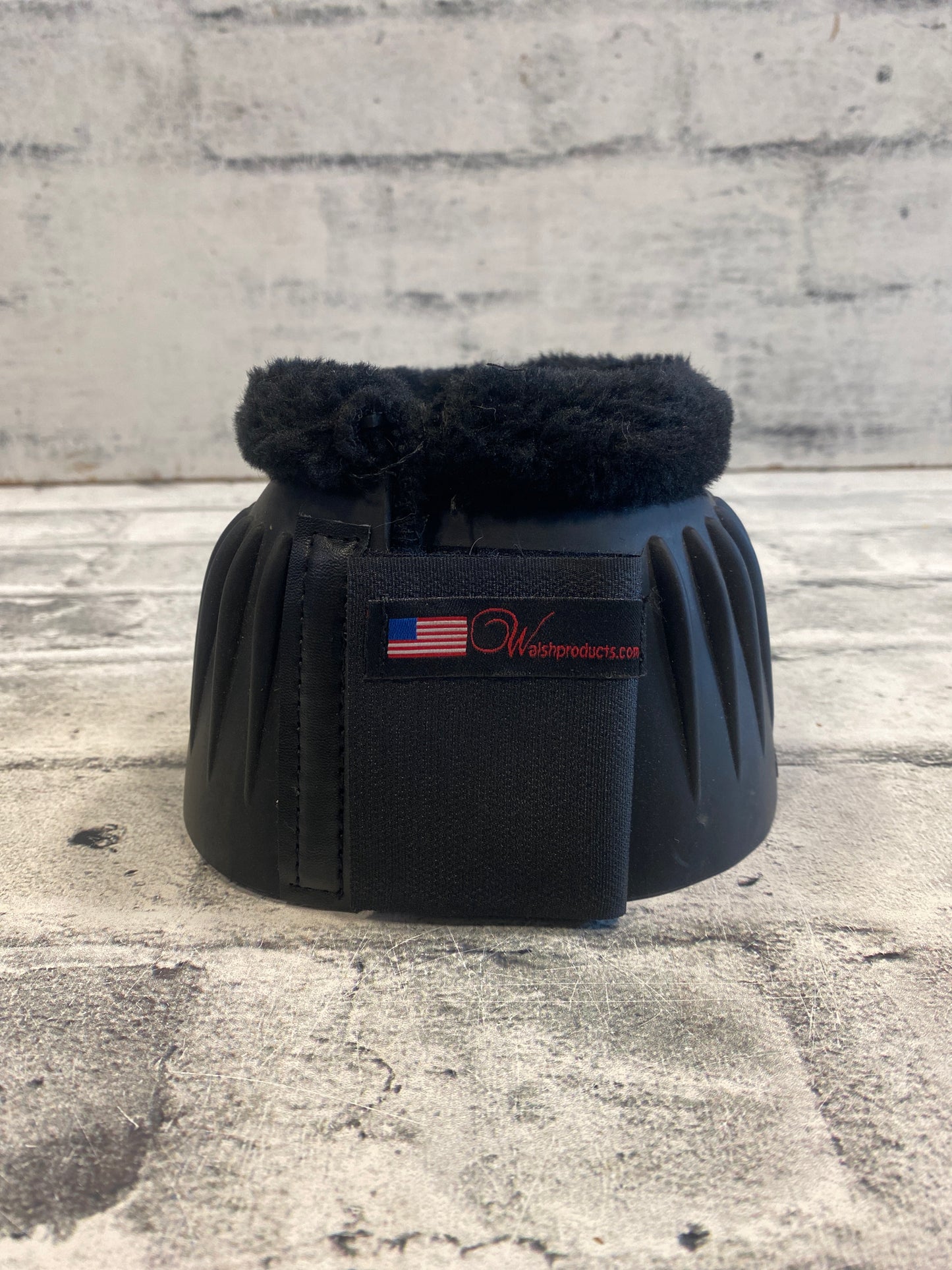 Walsh Fuzzy Bell Boots Black L