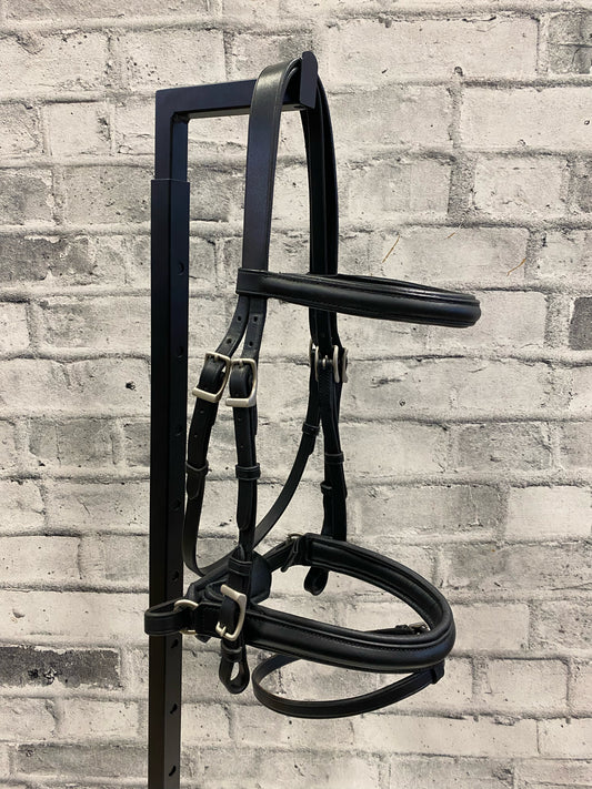 Keiffer Dressage Bridle w/ Crank Noseband Black F
