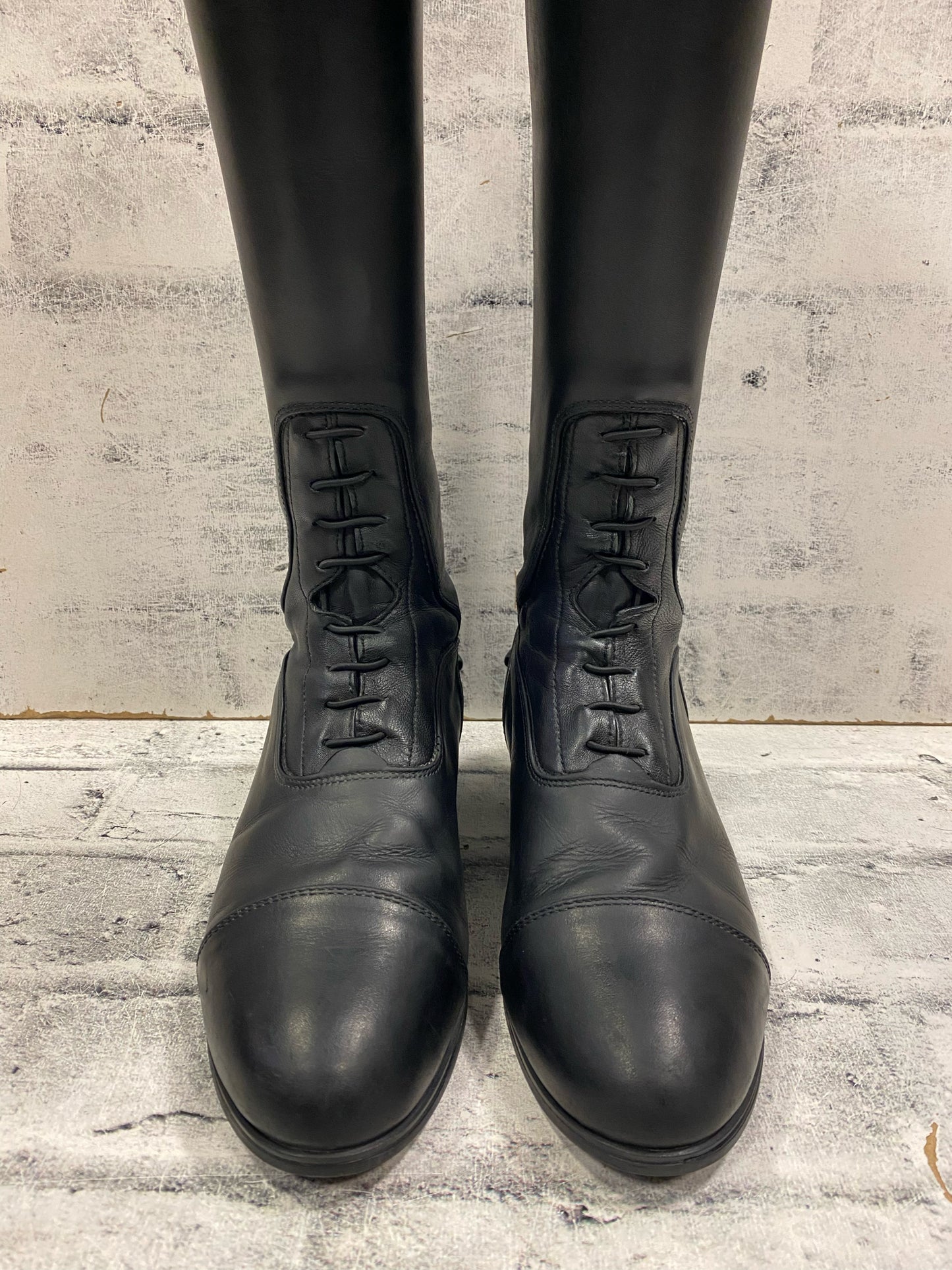 Treadstep Donatello III Field Boots Black 7.5 -  H 17"  C 11"