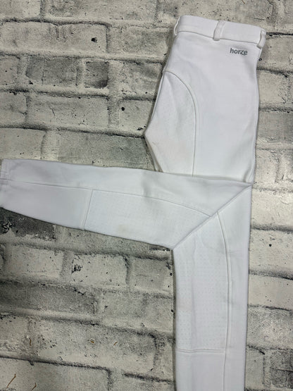 Horze FS Breeches White Childrens L