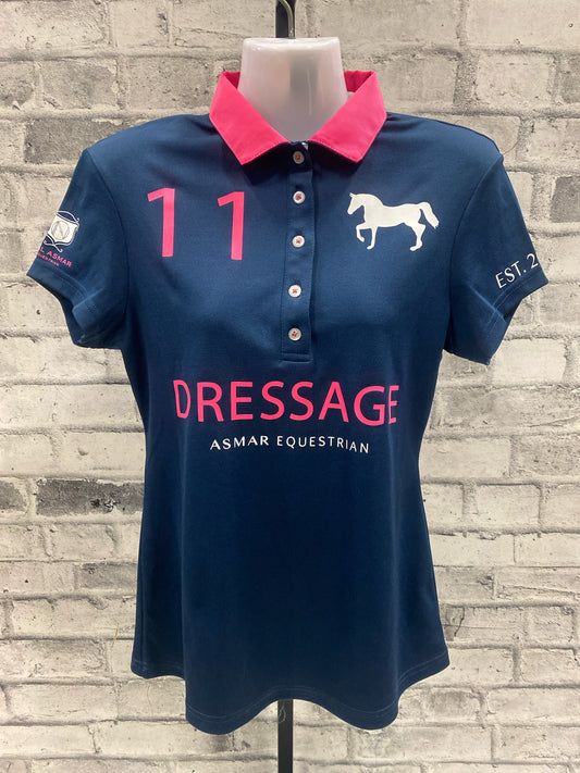Noel Asmar SS Polo Navy & Pink XS