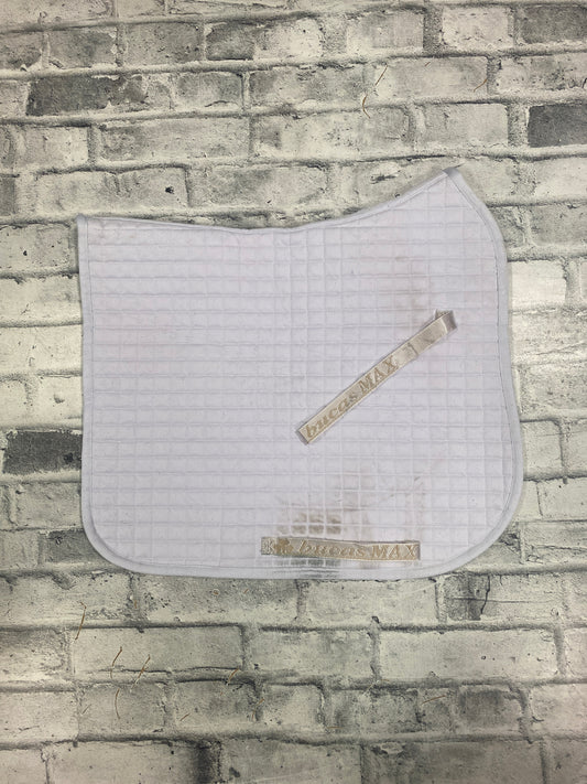 Bucas Dressage Pad White/Gold