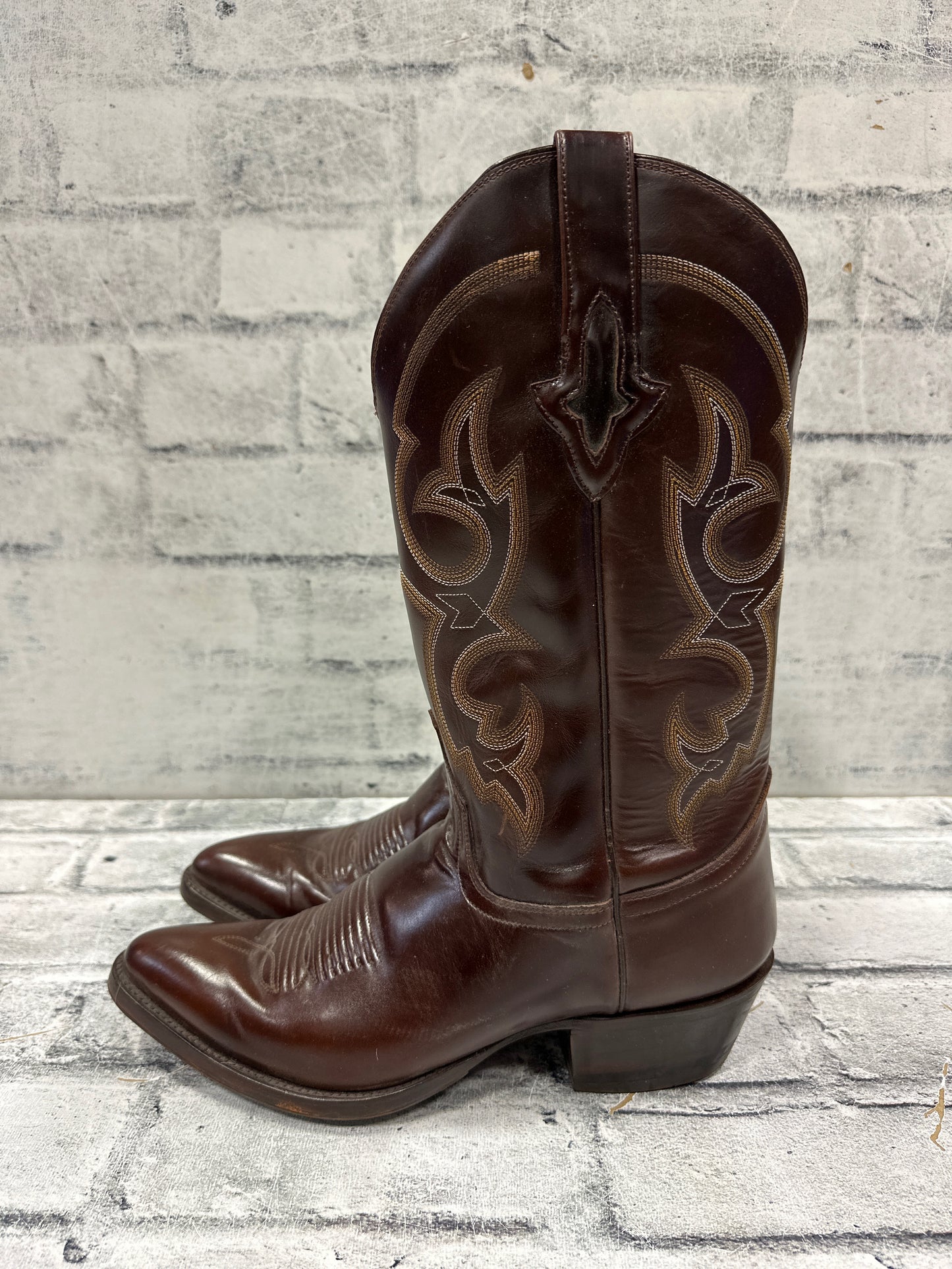 Resistol Ranch 13" Cowboy Boots Brown 9