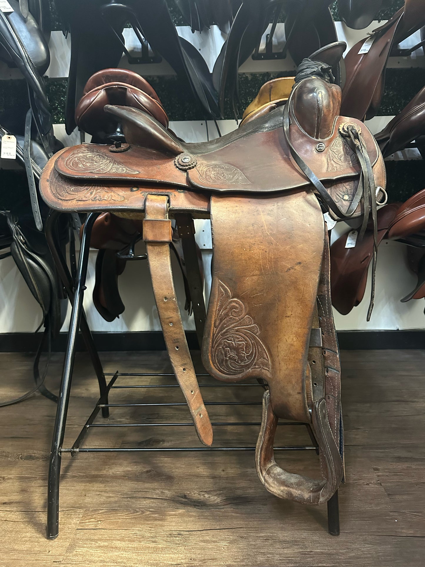 15" F. Eamor Ranch Roping Saddle