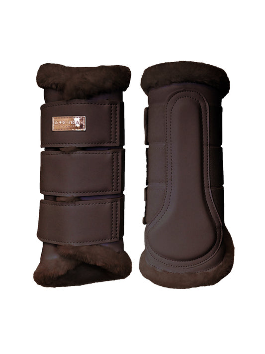 Equestrian Stockholm Brushing Boots Moonless Night- Large