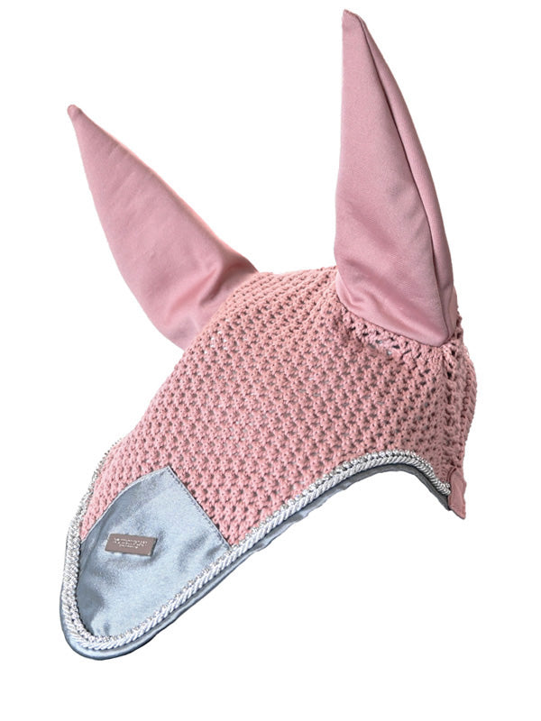 Equestrian Stockholm Pink Crystal Ear Bonnet Full