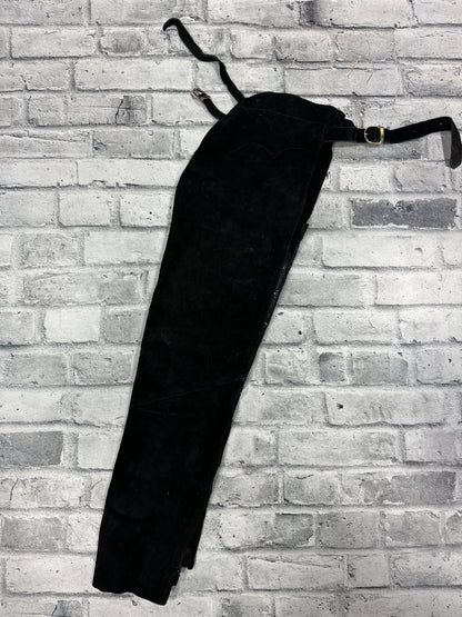 Suede Working Chaps Black