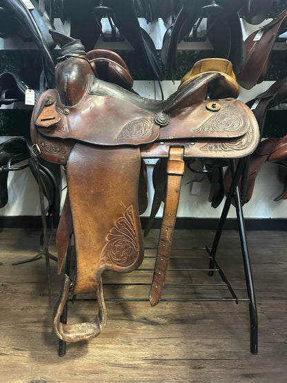 15" F. Eamor Ranch Roping Saddle